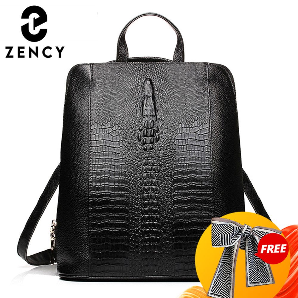 Embroidery Free Pattern - Zency 100% prawdziwej skóry plecak damski