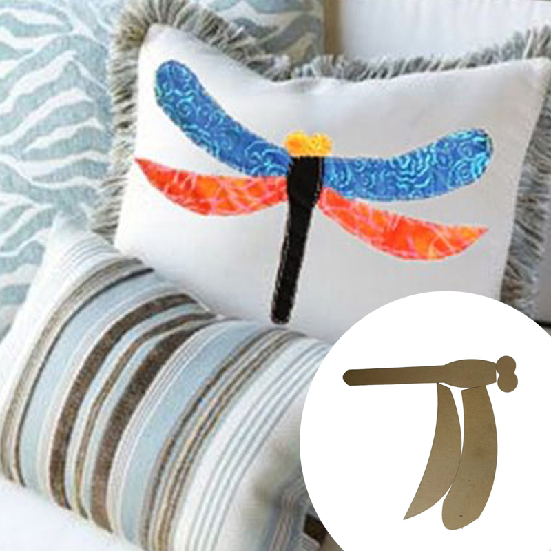 Embroidery Free Pattern - Szablon do pikowania ważki Przezroczysty wzór