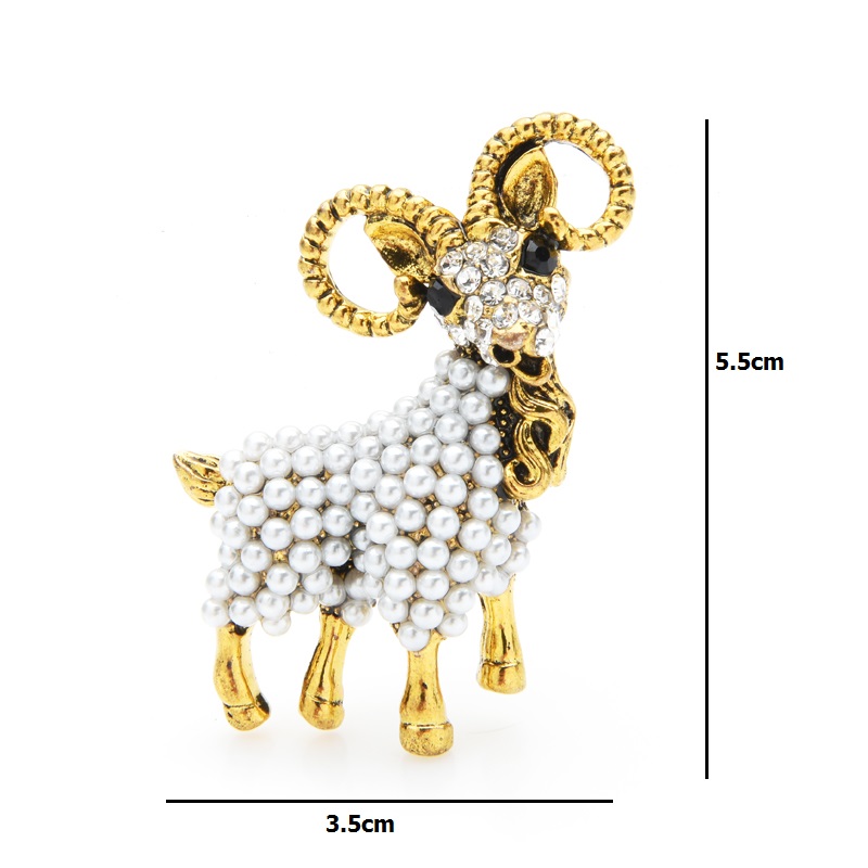 Wuli&baby Vintage Pearl Goat B – Embroidery Australia recenzja i cena