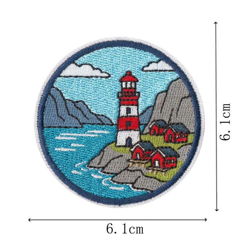 Naszywka z haftowanymi zabytka – Embroidery Australia recenzja i cena