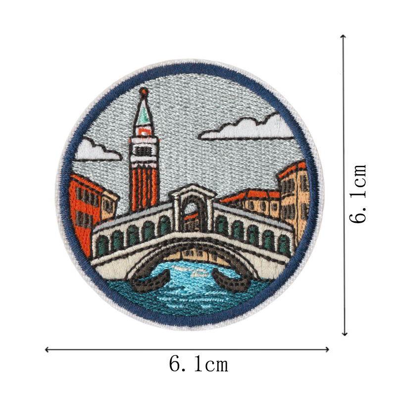 Naszywka z haftowanymi zabytka – Embroidery Australia recenzja i cena