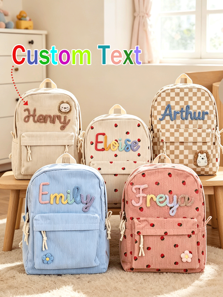 [Personalizowany] Plecak szkol – Embroidery Font recenzja i cena
