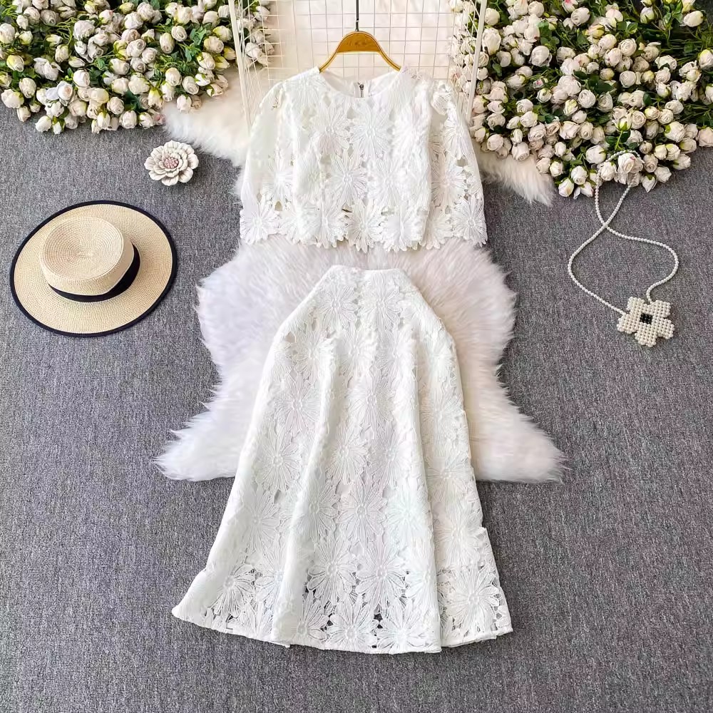 Vintage 2-częściowy zestaw dam – Embroidery In The Piece recenzja i cena