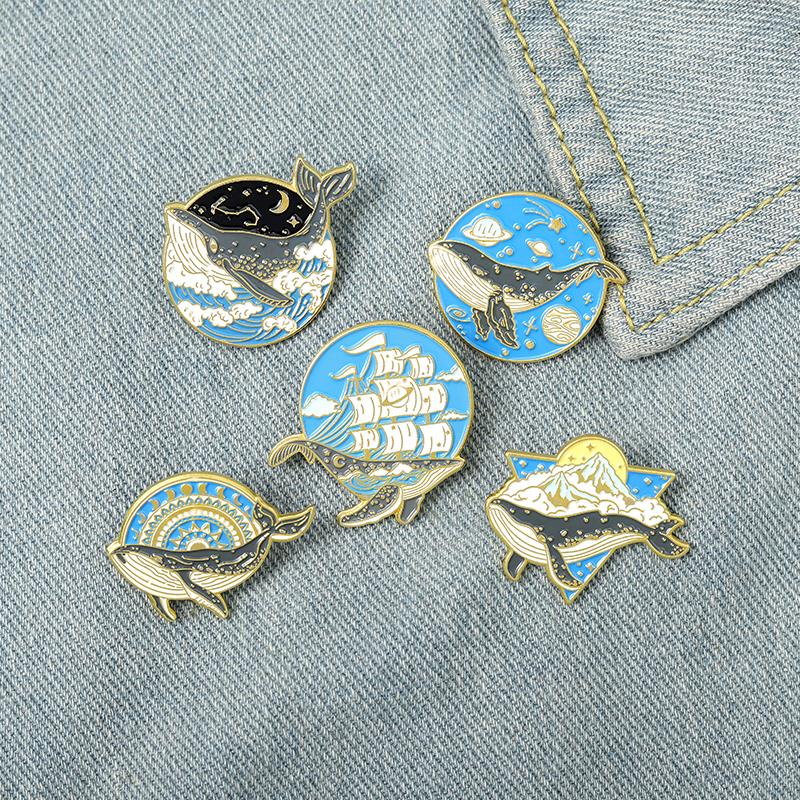 Ocean Animal Emaliowane szpilk – Embroidery Whale recenzja i cena