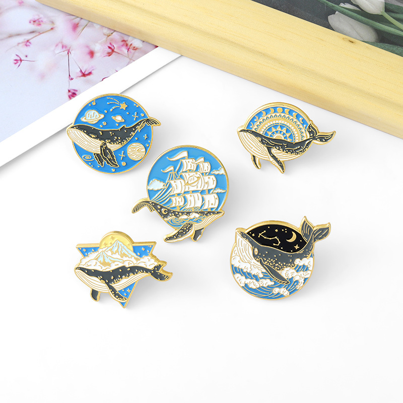 Ocean Animal Emaliowane szpilk – Embroidery Whale recenzja i cena
