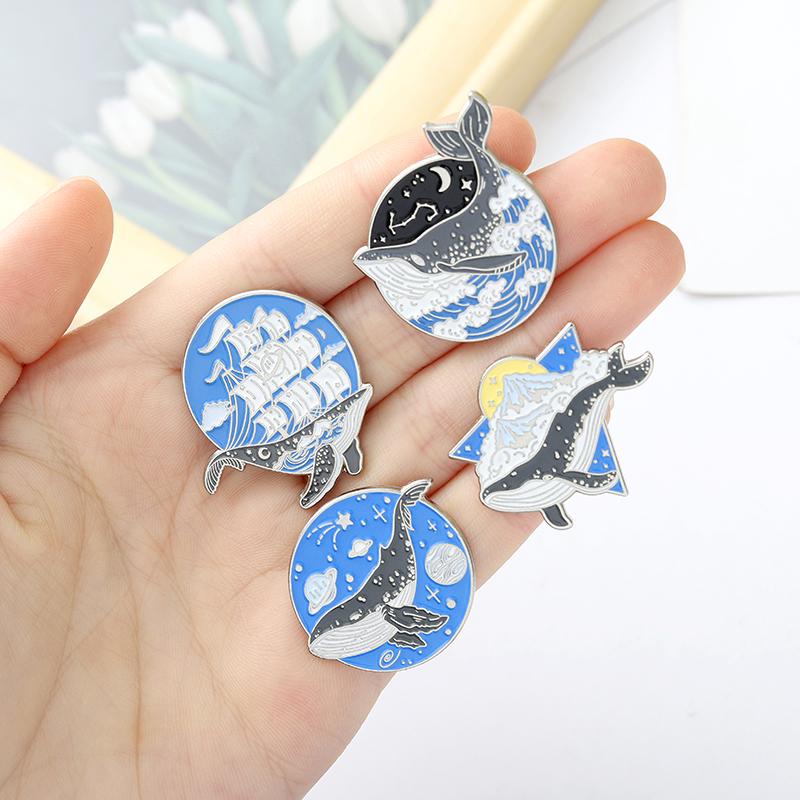 Ocean Animal Emaliowane szpilk – Embroidery Whale recenzja i cena