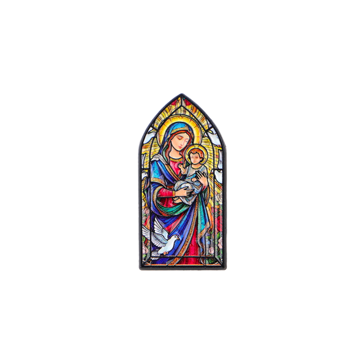 Emaliowana przypinka z wizerun – Embroidery Jesus recenzja i cena