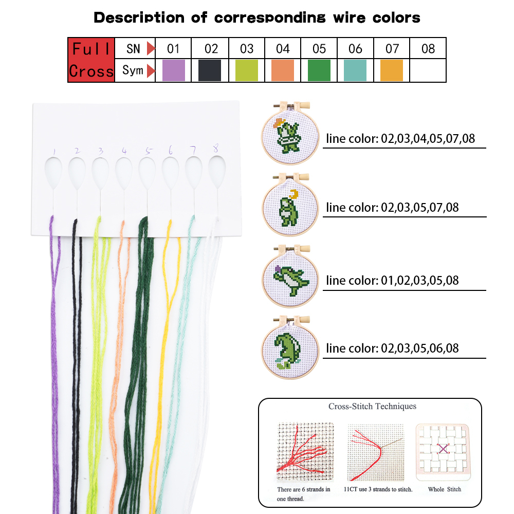 4 szt. Zestaw do haftowania dl – Embroidery Stitches recenzja i cena