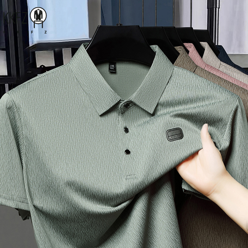 Koszulka polo o lekko pognieci – Embroidery Texture recenzja i cena