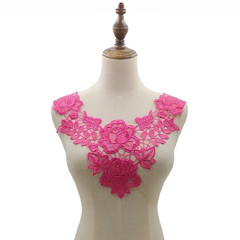 2 szt. Aplikacja z koronki roz – Embroidery Water recenzja i cena