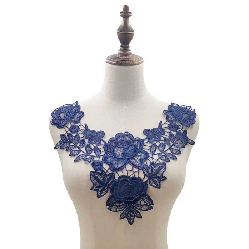 2 szt. Aplikacja z koronki roz – Embroidery Water recenzja i cena