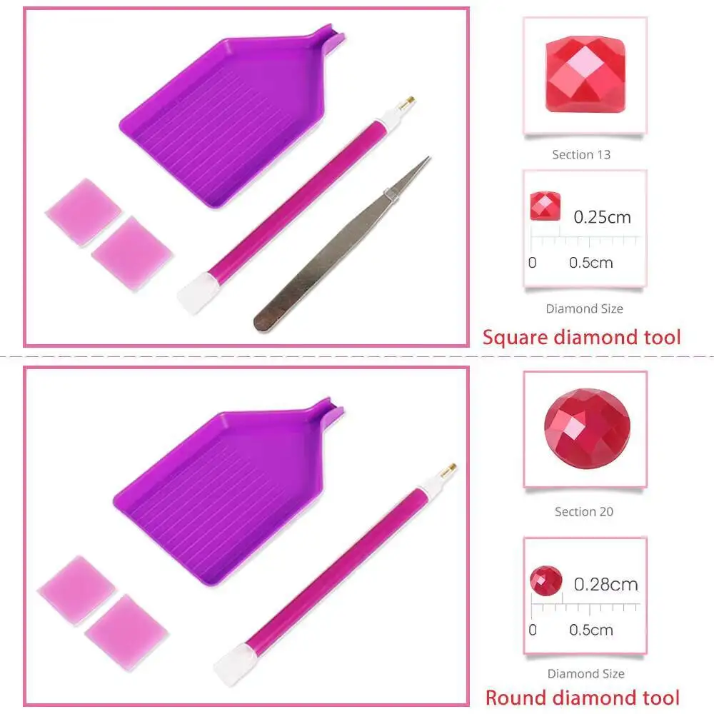 Evershine DIY Diamentowe Malow – Embroidery Rose Stitch recenzja i cena