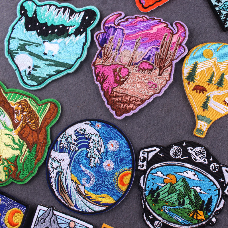 DIY łaty Wilderness hafty łatk – Embroidery Whale recenzja i cena