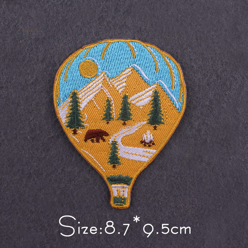 DIY łaty Wilderness hafty łatk – Embroidery Whale recenzja i cena